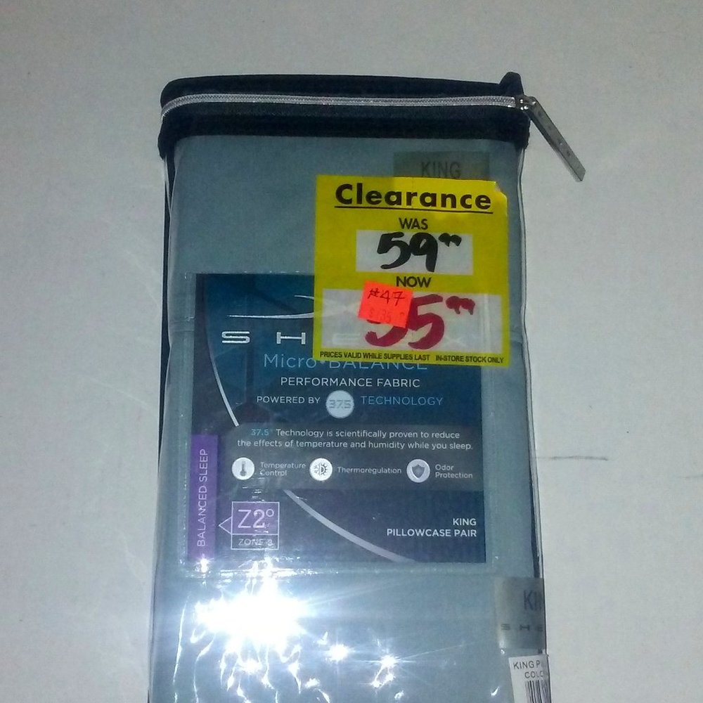 SHEEX Microbalance, King, Aqua pillowcases 1 pair